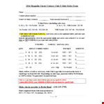 Club T Shirt Order Form example document template