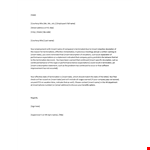 Professional Termination Letter Template - Easily Terminate an Employee example document template 