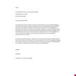 Professional Termination Letter Template - Easily Terminate an Employee example document template