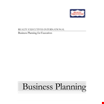Real Estate Sales Manager Business Plan Template - Boost Your Business Success example document template