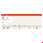 Create Personalized Workout Plans | Track Distance, Duration, Average, & Calories example document template