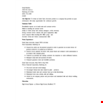 Inside Sales Associate Resume example document template