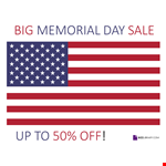 Memorial Day Banner Template example document template