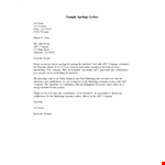 Company Formal Apology Letter example document template