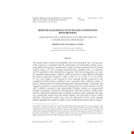 An Example of Delayed Conditioning in Subjects and Reinforcement example document template