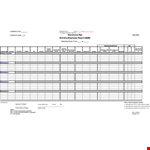 Monthly Employee Reporting | Period Workforce Tracking example document template