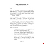 Mortgage Promissory Note Template Doc example document template