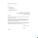 Payment Demand Letter Template - Quickly Recover Debt from Debtors example document template 