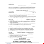 Professional Business Development Resume example document template