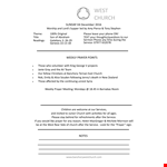 Church Weekly Bulletin Template | Create Engaging Church Service Bulletins example document template
