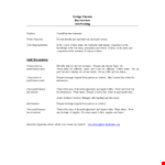 Craft Bartender Job Description example document template