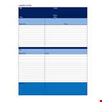 Cornell Notes Template - Organize Your Notes and Ideas with this Cornell-Inspired Template example document template