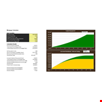 Loan Amortization Template - Calculate Monthly Mortgage Repayment with Interest and Period example document template