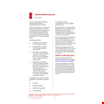 Distribution Agreement for Company: Products, Clauses, and Distributor example document template