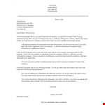 Free professional Letter Template example document template