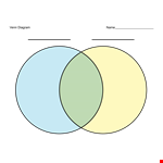 Printable Venn Diagram PDF example document template