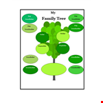Discover Your Roots with Our Family Tree Template example document template