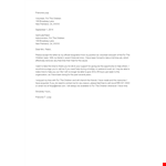 Volunteer Job Resignation Letter example document template