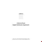 Distribution Agreement - Protecting the Holder's Rights with Antenna Rights example document template