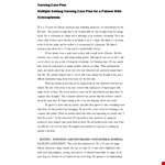 Nursing Care Plan Template example document template
