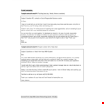 Professional Email Example - Sample and Outreach Contact Examples example document template