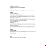 Small Business Marketing Resume example document template