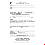 Institute Fundraiser example document template 
