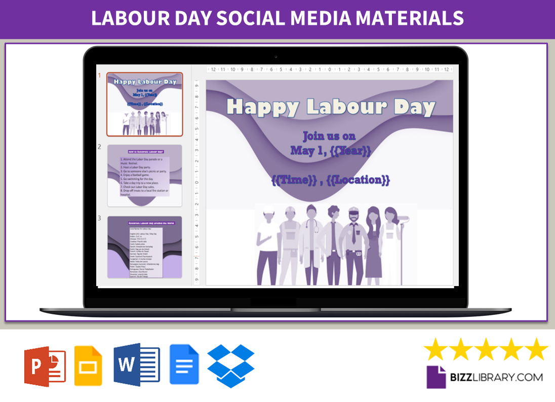 labour day weekend template