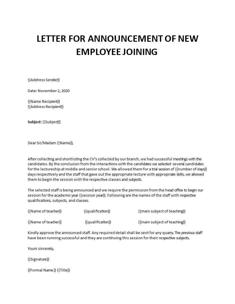 New employee introduction email to team Intended For New Business Introduction Email Template