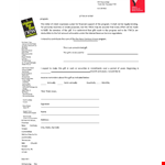Financial Letter of Intent Template - Create an Effective Program with Clear Intentions example document template
