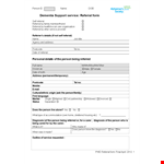 Effective Referral Form Template for Conveniently Collecting Address and Contact Details example document template