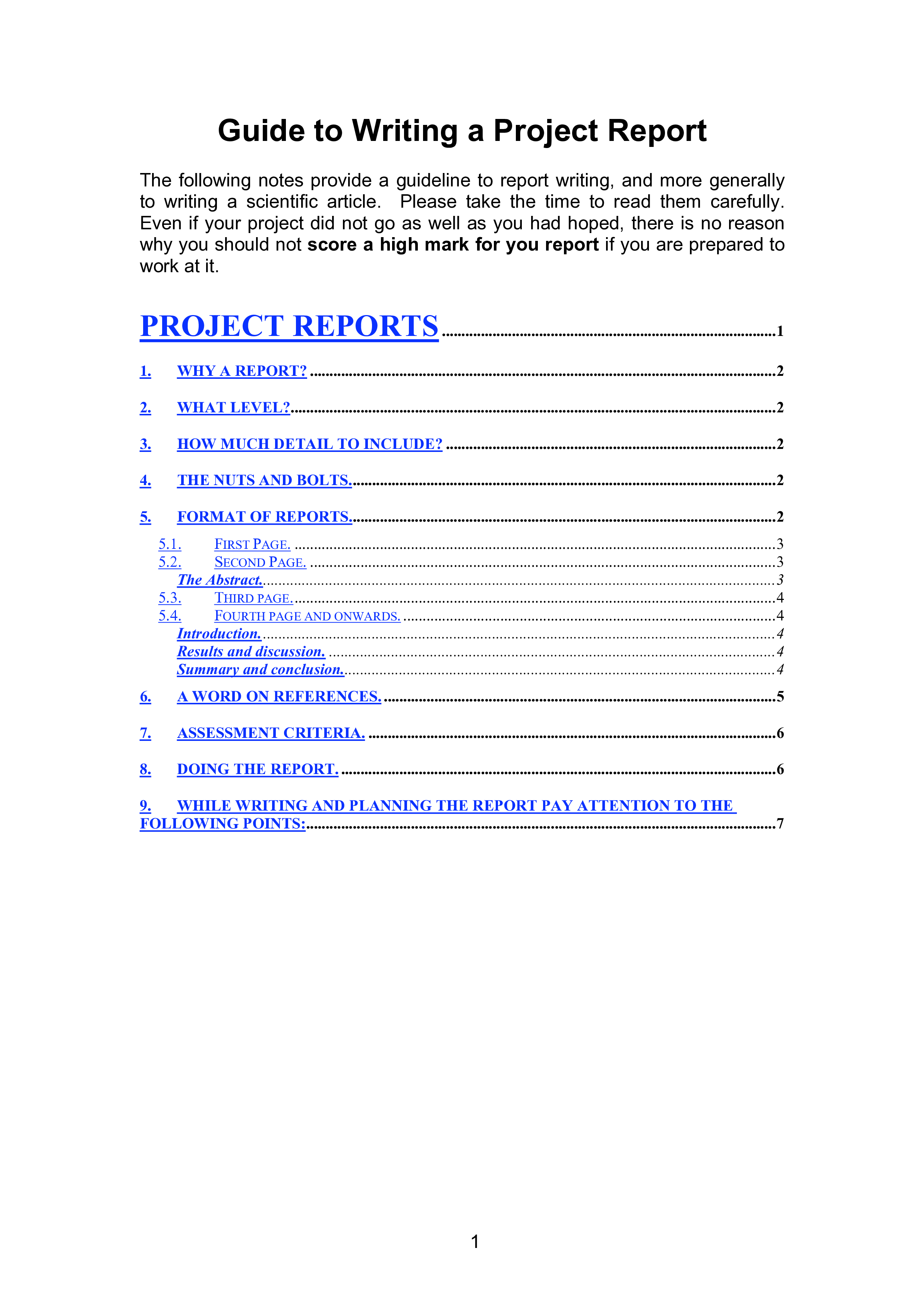 Project Report Writing Format Structure Steps And Formatting Get project-report-writing-format-structure-steps-and-formatting-get