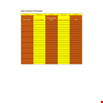 Efficient Gap Analysis Template | Analyze with Columns example document template