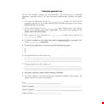 Create a Strong Partnership: Agreement Template for Meeting & Agreement for Mentee to Agree example document template