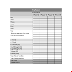 Printable Yahtzee Score Sheets - Keep Track of Your Scores & Total in Each Section example document template