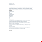 Experienced Resume Format For Software Developer example document template