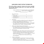 Employment Contract Template - Chapter on Shall example document template