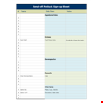 Easy Potluck Sign Up Sheet: Organize Your Next Event With Cheese Lovers! example document template