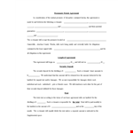 Create a Fair Roommate Agreement with Our Template example document template