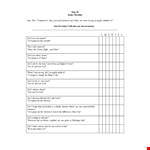Personal Inventory example document template