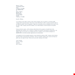 Resignation Letter for Personal Reasons: One Month Notice | Marcia Peters | Company example document template