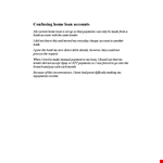 Letter of Explanation for Late Payments example document template 