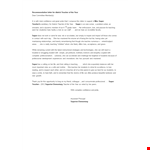 Letters Of Recommendation For Teacher Of The Year example document template