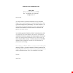 Registration Clerk Job Application Letter example document template
