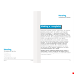 Formal Complaint Letter Heading Example example document template 