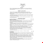 Restaurant General Manager Resume - Sales Management | Managerial Skills | Customer Service example document template