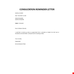 consultation-reminder-letter