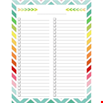 Ultimate Checklist Template | Free and Customizable example document template 