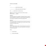 Scholarship Letter Format Template example document template