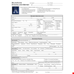 Police Investigation Report Template example document template